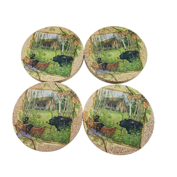 Thirstystone Natural Sandstone Coasters Set of 4 - Picture 2 of 4